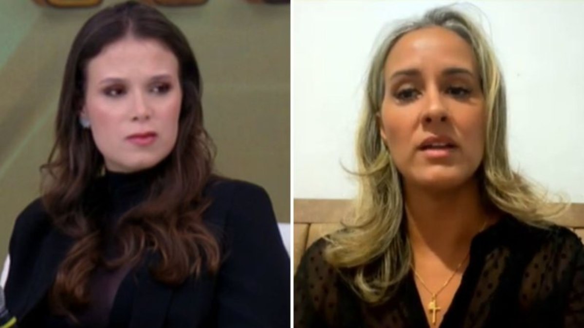 Jeniffer Castro e mãe de criança do avião