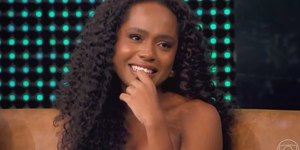 Luciano Huck leva Duda Santos às lágrimas durante Domingão: 'Você é um presente'