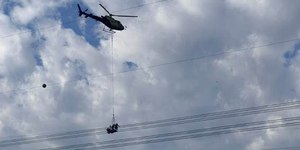 Operação com helicóptero percorre Anhanguera-Bandeirantes