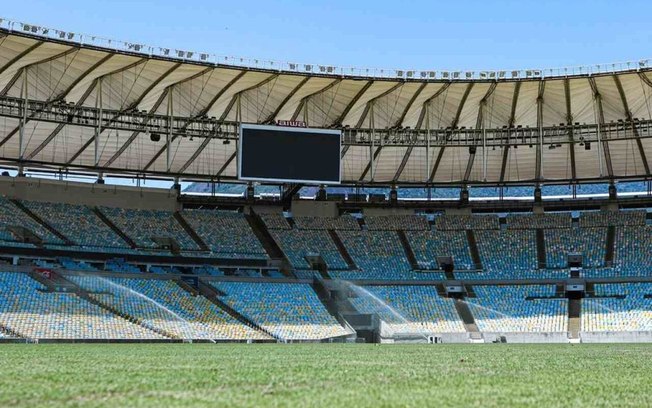 Maracanã trocou o gramado após receber o jogo da NFL