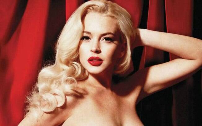 Atrizes que perderam a vergonha e mostraram tudo para a Playboy: Lindsay Lohan