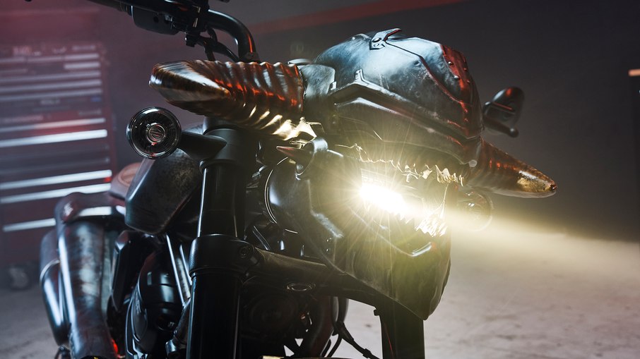 Harley-Davidson e Bethesda revelam moto temática de Doom em edição única Harley-Davidson e Bethesda revelam moto temática de Doom em edição única