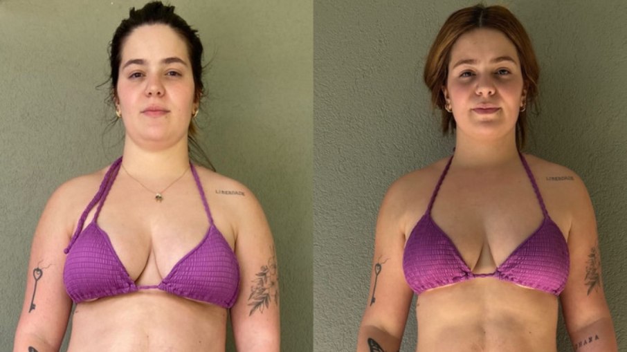 Antes e depois de Viih Tube