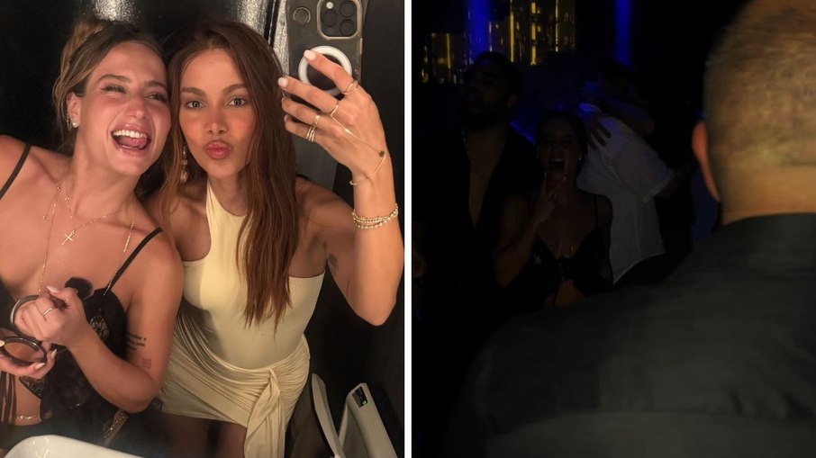 Anitta registra dança ousada de Bruna Griphao em balada na Europa Anitta registra dança ousada de Bruna Griphao em balada na Europa