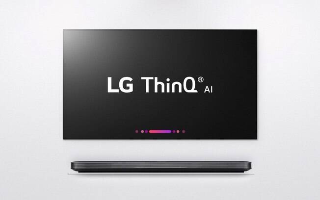 Sem previsão de lançamento: LG OLED W8 apresentada na CES 2018 tem 65 polegadas