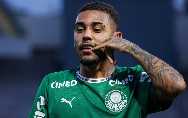Riquelme Fillipi em treinamento do Palmeiras na temporada