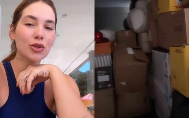 Virginia Fonseca impressiona ao mostrar quantidade roupas para doação