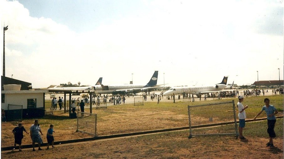 Registro antigo do terminal aéreo de Viracopos Registro antigo do terminal aéreo de Viracopos