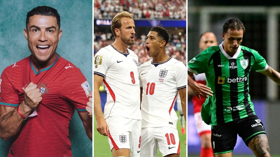 Copa do Mundo tem Portugal e Inglaterra em campo hoje, assim como o América-MG na Série B Copa do Mundo tem Portugal e Inglaterra em campo hoje, assim como o América-MG na Série B