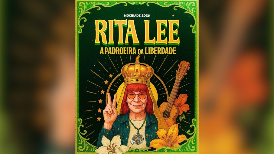 Mocidade homenageará Rita Lee no Carnaval do Rio em 2026 Mocidade homenageará Rita Lee no Carnaval do Rio em 2026