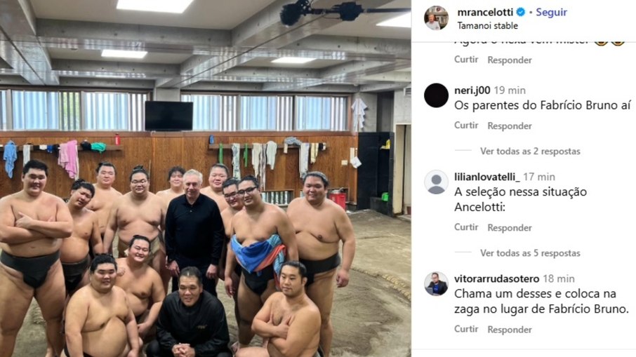Torcedores pediram para que Ancelotti convocasse um dos lutadores para a vaga de Fabrício Bruno Torcedores pediram para que Ancelotti convocasse um dos lutadores para a vaga de Fabrício Bruno