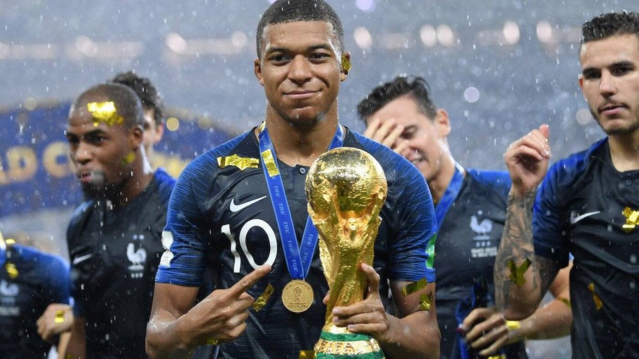 Mbappéfoi campeão da Copa do Mundo de 2018