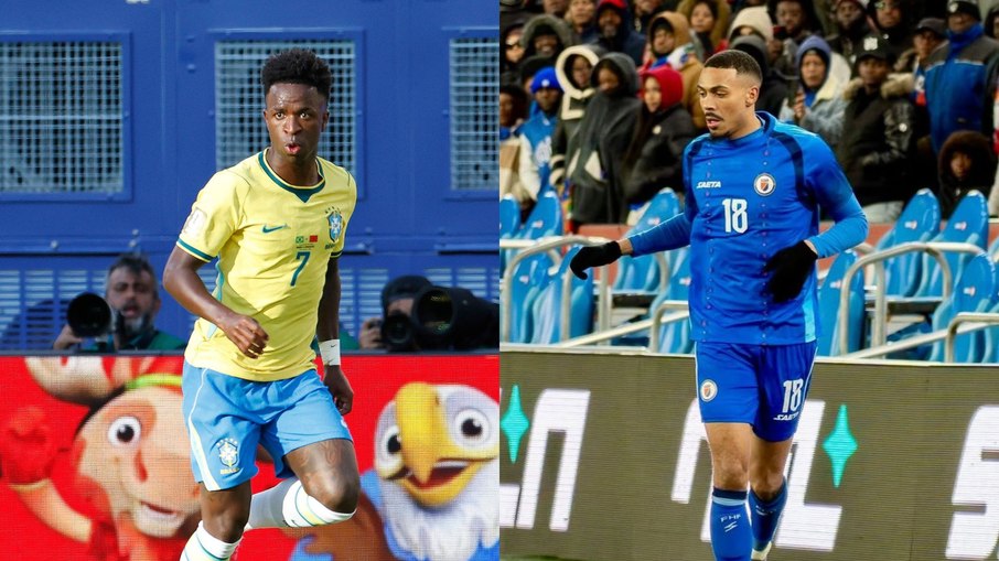 Vini Jr e Isidor são os protagonistas de Brasil e Haiti