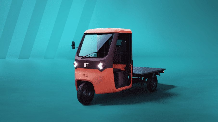 TRIS é o primeiro veículo elétrico de três rodas da FIAT TRIS é o primeiro veículo elétrico de três rodas da FIAT