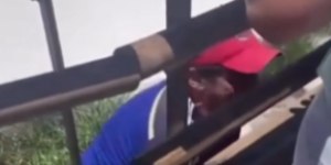 Homem arrisca vida nas Cataratas do Iguaçu (PR)