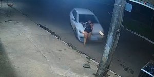 Homem persegue e atropela ex-namorada em Aparecida de Goiânia