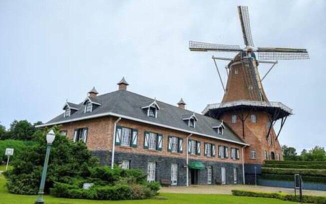 O moinho De Immigrant é um dos maiores fora da Holanda