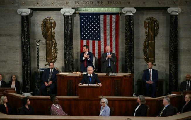 Netanyahu faz seu quarto discurso no Congresso americano