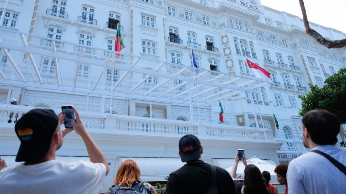 Lady Gaga ficou hospedada no hotel entre segunda-feira (28) e domingo (4).