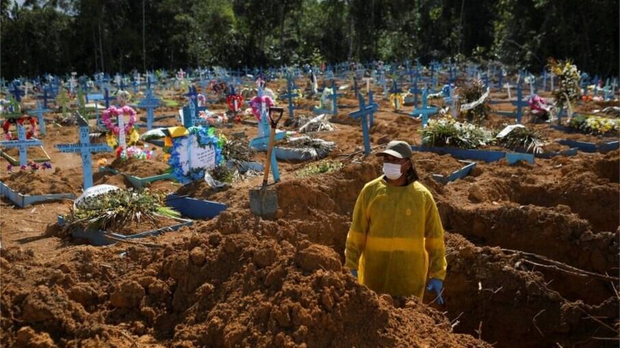 Brasil tem mais de 450 mil mortes por Covid