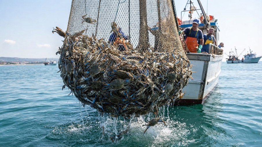 Pesca do caranguejo-azul está entre as medidas adotadas pelo Governo da Itália