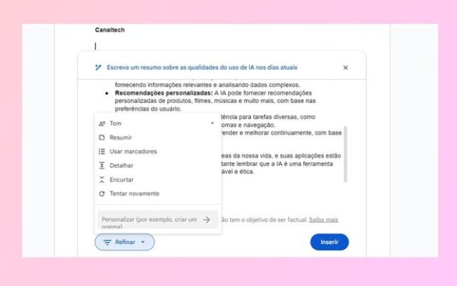 IA do Google para escrever textos no Gmail e Docs chega ao Brasil