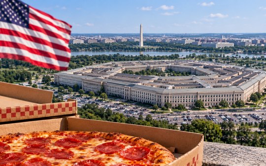 Pedidos de pizza no Pentágono aumentam perto de conflitos