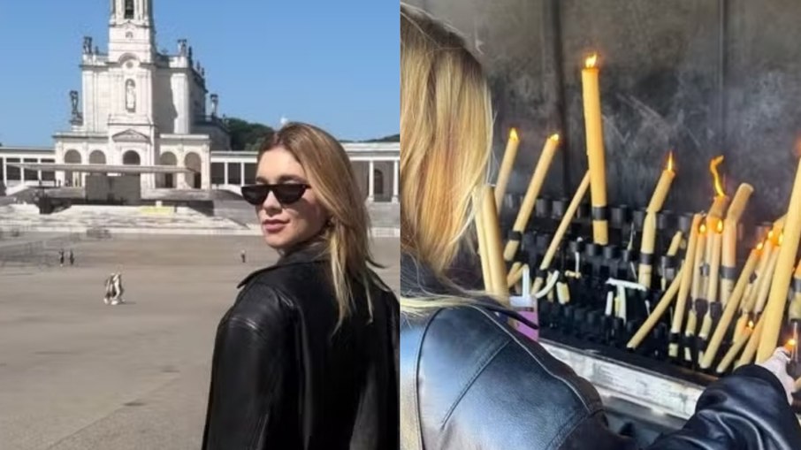 Virginia Fonseca faz orações no Santuário de Fátima Virginia Fonseca faz orações no Santuário de Fátima