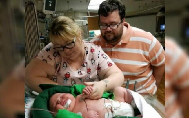 Bebê nasceu no Texas, Estados Unidos, com 6,2 kg e 53 cm, quebrando o recorde de tamanho de bebês do estado