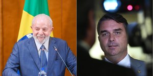 Pesquisas indicam Lula com o dobro dos votos de Flávio Bolsonaro