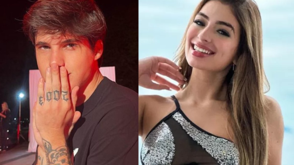 Ex-BBB Gabriel Fop é flagrado aos beijos com Julia Puzzuoli