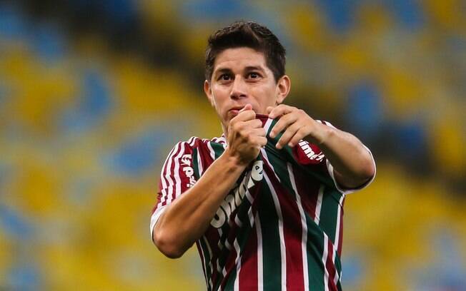 Conca, do Fluminense. Foto:  Carmen Flores/Getty Images