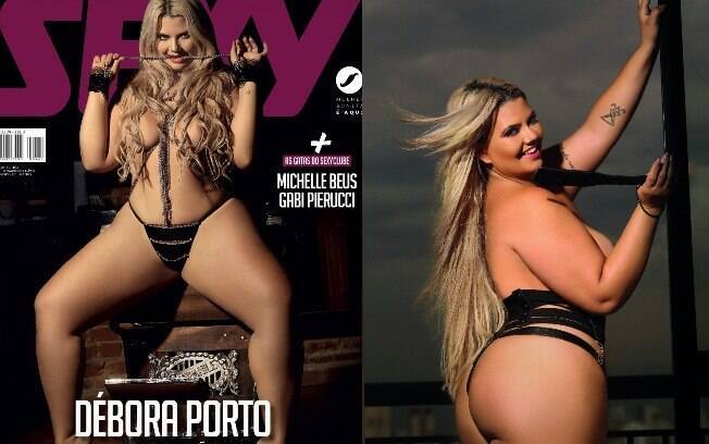 Débora Porto é capa sucesso da Revista Sexy