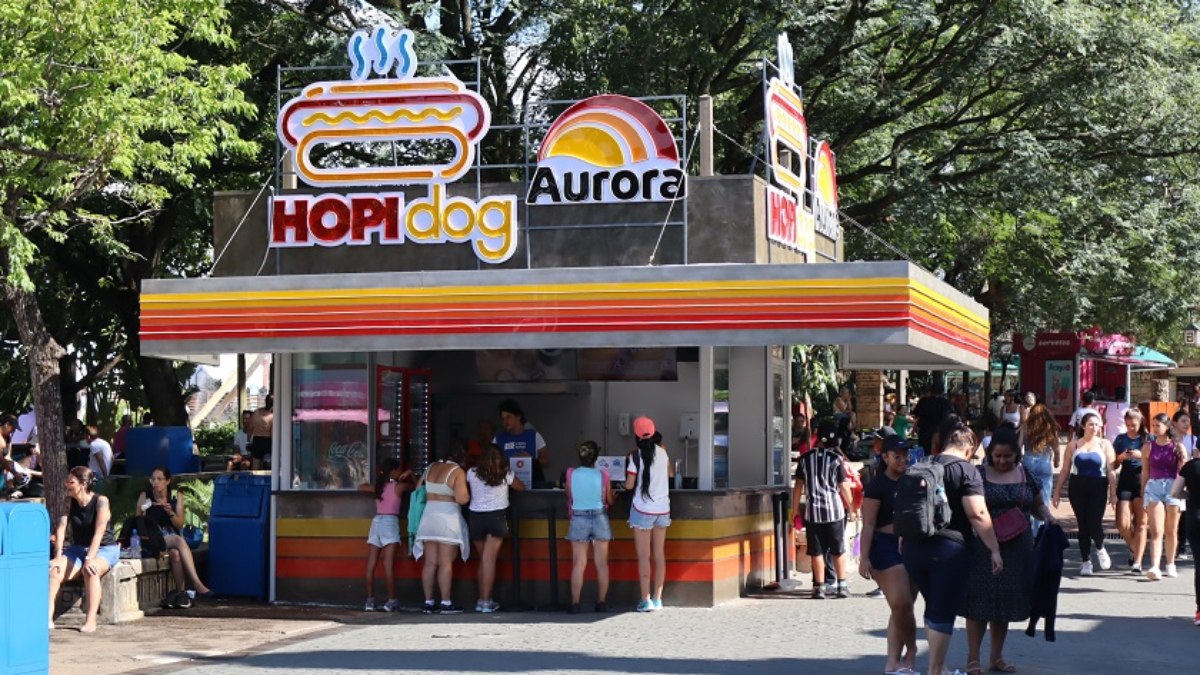 Quiosque da Aurora no Parque Temático Hopi Hari Quiosque da Aurora no Parque Temático Hopi Hari
