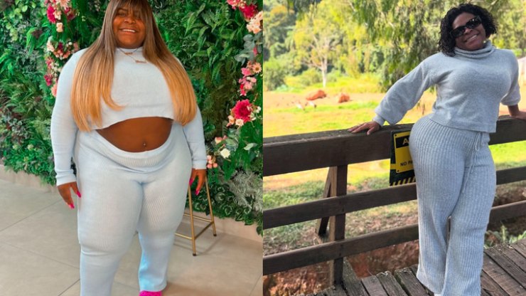 Jojo Todynho curte piscina e exibe shape após perder 80 kg