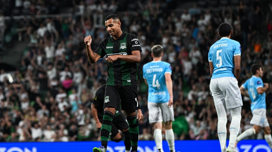 Victor Sá marcou em goleada do Krasnodar