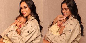 Sem citar Neymar, Biancardi posa com a filha para Dia das Mães