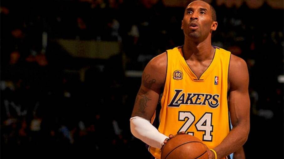 Kobe em ação pelo Lakers