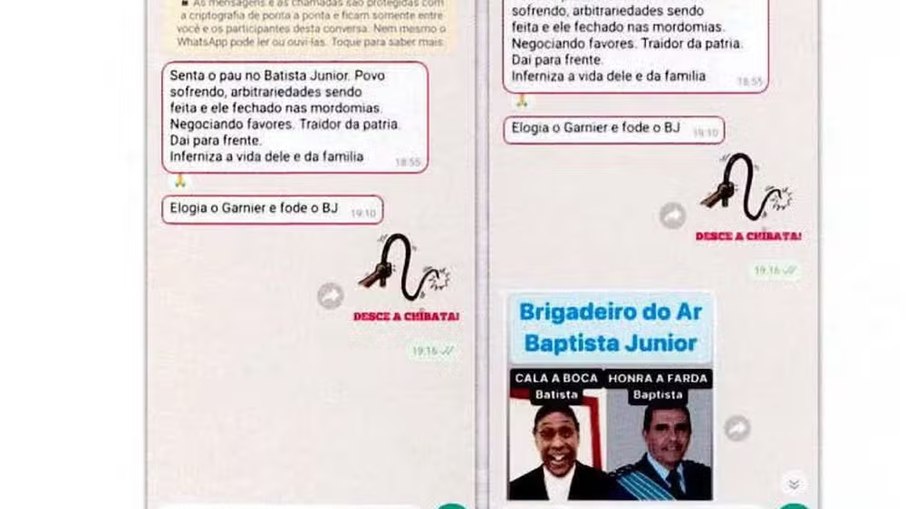 Diálogo entre Braga Netto e Barros