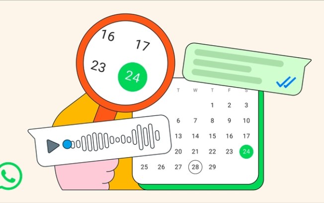 WhatsApp ganha pesquisa de mensagens por data