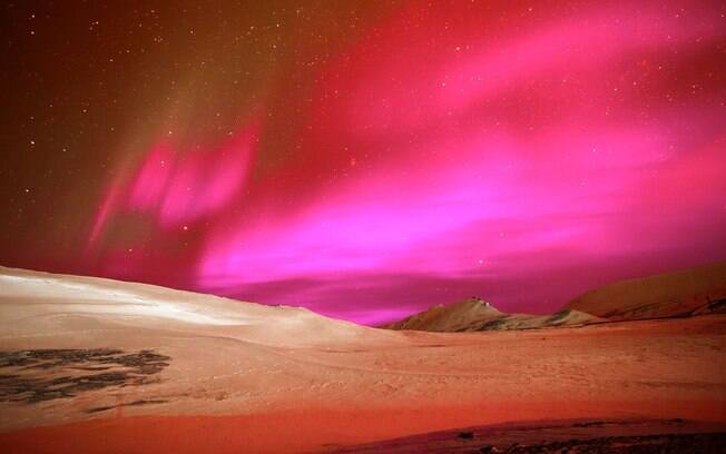 Nasa diz que Aurora em Marte ocorre porque prótons  'roubam elétrons' da nuvem de hidrogênio do Planeta Vermelho