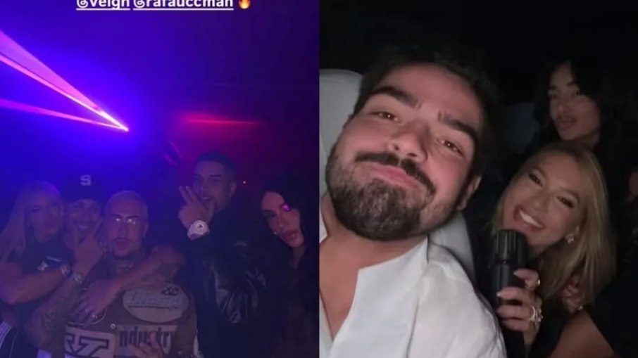 Virginia Fonseca curte after de João Silva após GP de Interlagos Virginia Fonseca curte after de João Silva após GP de Interlagos