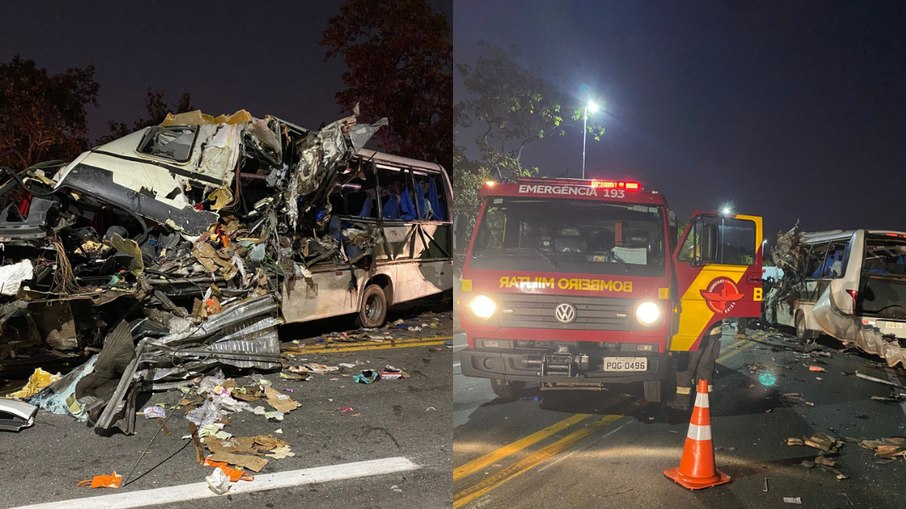 Situação dos veículos envolvidos no acidente