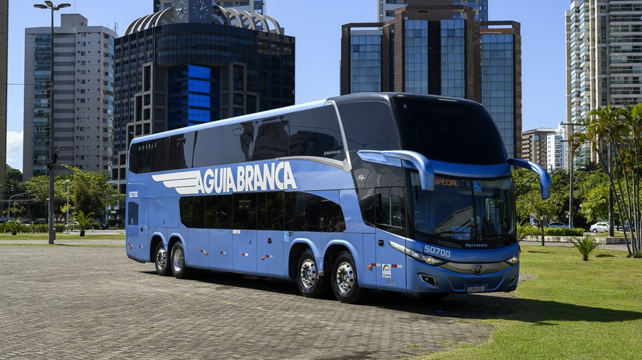 Ônibus da Águia Branca proporciona viagens econômicas e cheias de conforto Ônibus da Águia Branca proporciona viagens econômicas e cheias de conforto