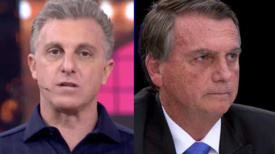 Luciano Huck e Jair Bolsonaro