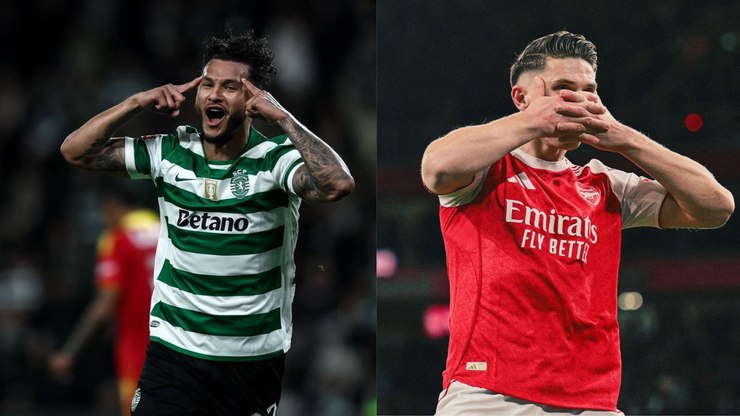 Os palpites e odds do duelo de ida entre Sporting e Arsenal