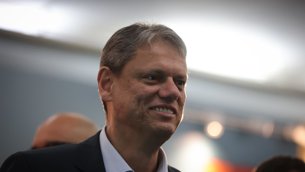 O governador de São Paulo, Tarcísio de Freitas O governador de São Paulo, Tarcísio de Freitas