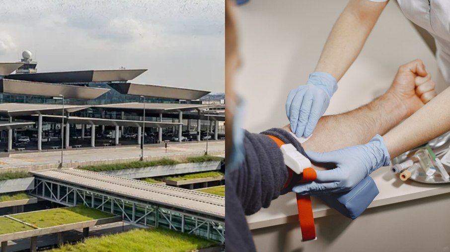 Aeroporto de SP promove campanha para doação de sangue Aeroporto de SP promove campanha para doação de sangue