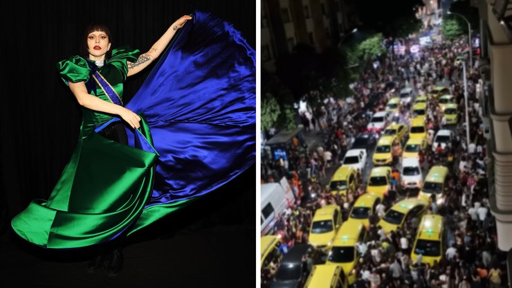 Fã mostra trânsito caótico após show da Lady Gaga no RJ