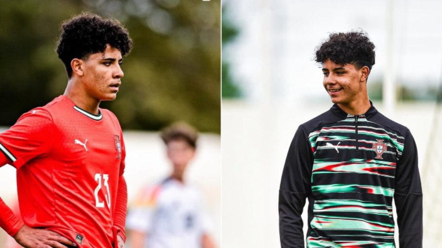 Cristiano Ronaldo Júnior pela seleção portuguesa
